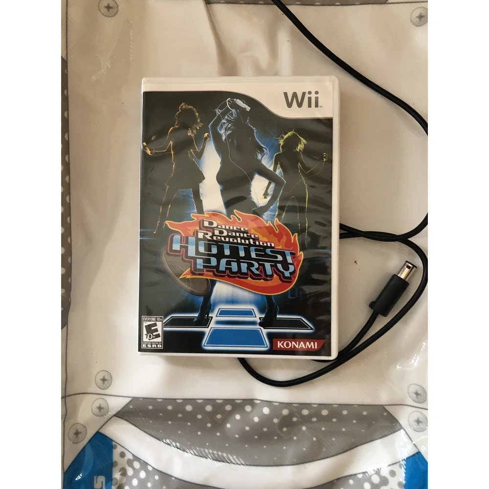 Dance Dance‎ Revolution DDR: Hottest Party Dance Pad Nintendo Wii, 2007